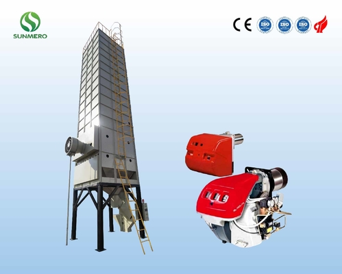 شهادة ISO14001 8.47KW إعادة تدوير مجفف الحبوب لذرة الذرة والقمح