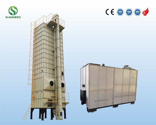 380V عمودي القمح الحبوب مجفف أتمتة عالية الزراعية