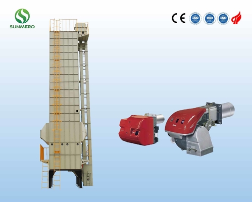 220V ارتداء مقاومة مجفف الحبوب الأرز ، مجفف الأرز الميكانيكية 15T للقمح