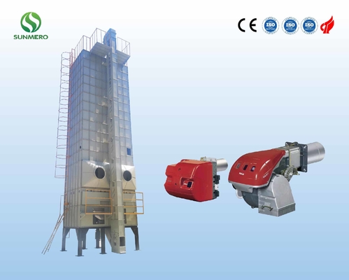 220V ارتداء مقاومة مجفف الحبوب الأرز ، مجفف الأرز الميكانيكية 15T للقمح