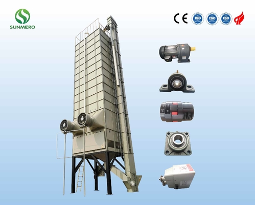 موافقة ISO 22ton Paddy Grain Dryer لمحطة معالجة الحبوب