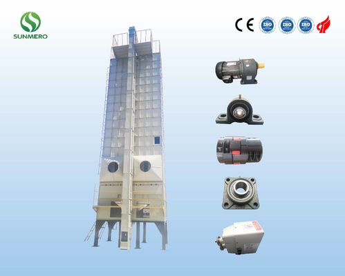30ton إعادة تدوير مجفف دفعة 380V لطحن حبوب الأرز