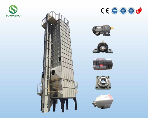 5.5kW 35 طن الذرة مجفف الحبوب الزراعية لمحطة التجفيف