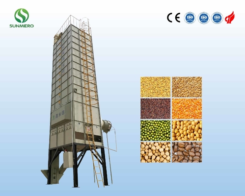 22T 380V مجففات الحبوب المتاحة تجارياً الذكية لمحطة طحن الأرز